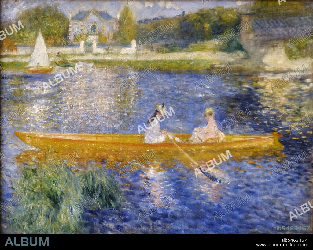 Pierre-Auguste Renoir, The Skiff (La Yole), 1875, oil on canvas ...