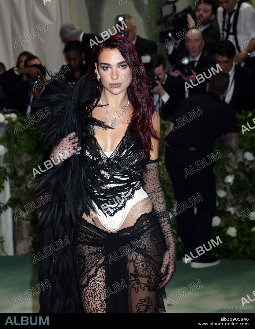 May 6, 2024, New York, New York, USA: Dua Lipa attends the 2024 Met Gala Celebrating Sleeping Beauties: Reawakening Fashion at Metropolitan Museum of Art in New York. (Credit Image: © Photo Image Press via ZUMA Press Wire).