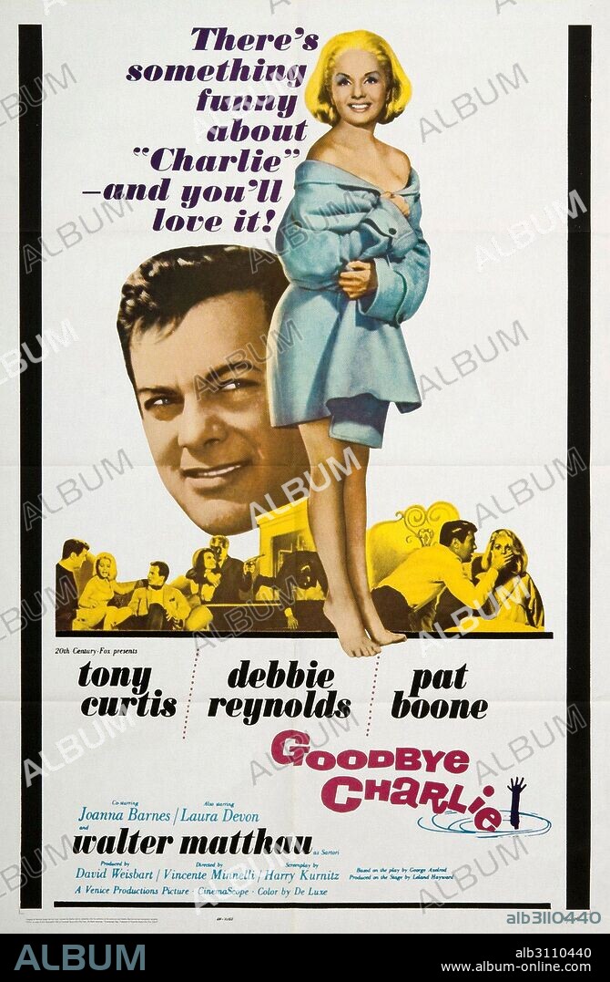 Poster of GOODBYE CHARLIE, 1964, directed by VINCENTE MINNELLI. Copyright 20TH CENTURY FOX.