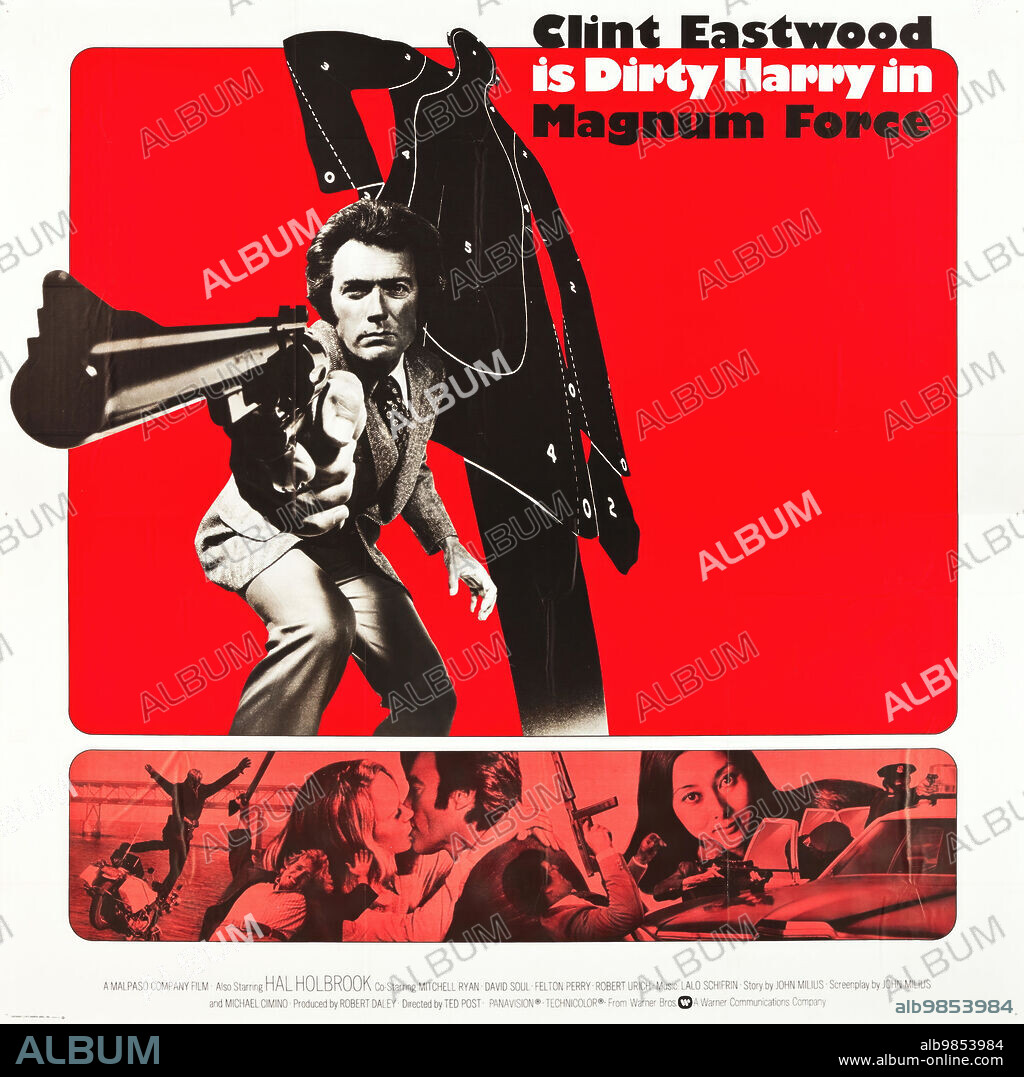 Poster of MAGNUM FORCE, 1973, directed by TED POST. Copyright COLUMBIA/WARNER.