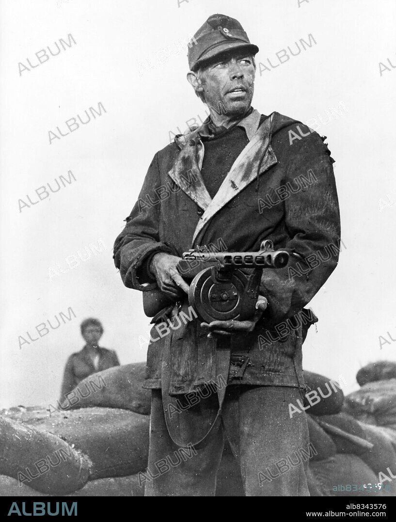 JAMES COBURN in CROSS OF IRON, 1977, directed by SAM PECKINPAH. Copyright AVCO EMBASSY.