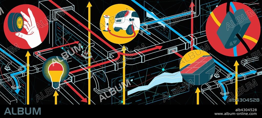 Energy conservation diagram.