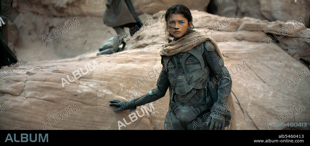 ZENDAYA in DUNE: PART ONE, 2021, directed by DENIS VILLENEUVE. Copyright Legendary Entertainment / Warner Bros.