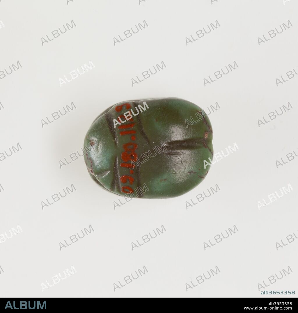 Scarab. Dimensions: L. 1 cm (3/8 in). Dynasty: Dynasty 12-18. Date: ca. 1981-1550 B.C..