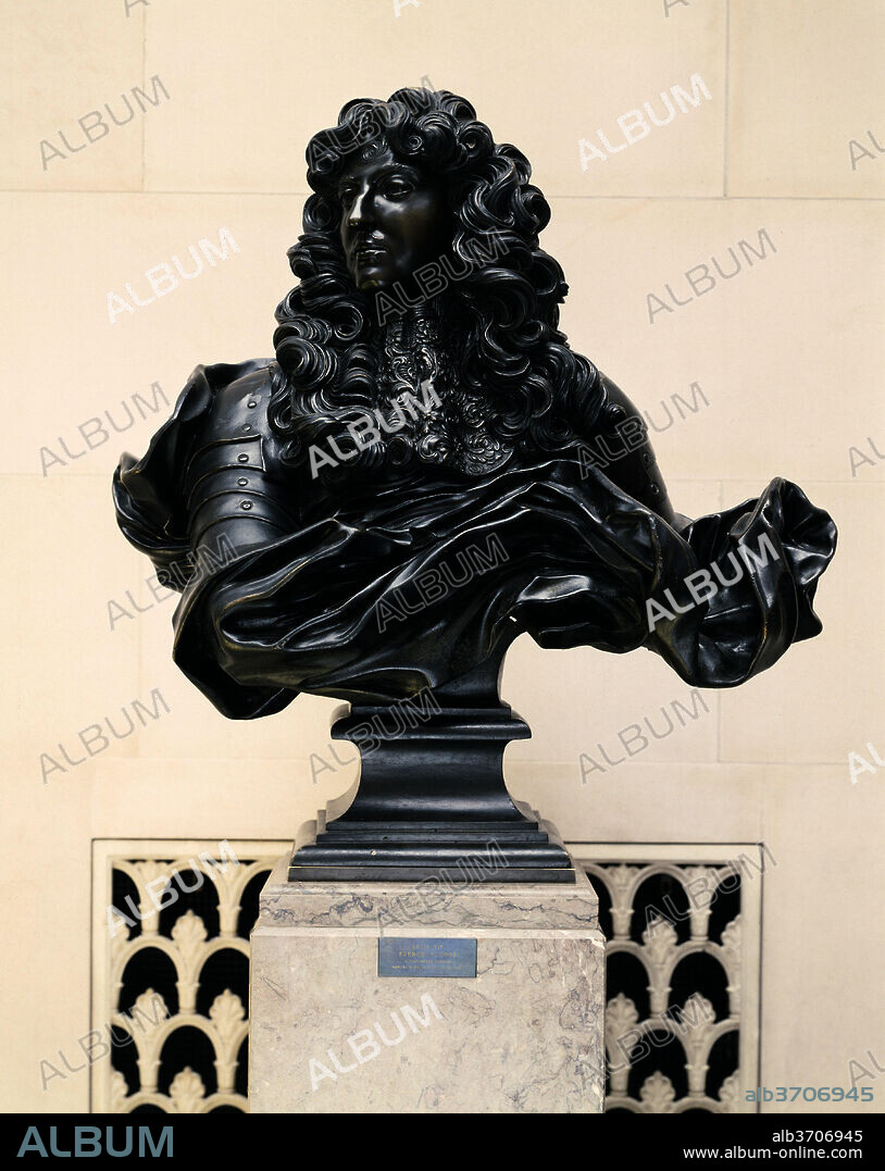 FRENCH 18TH CENTURY, AFTER GIAN LORENZO BERNINI. Louis XIV. Dated: c. 1780, before 1793. Dimensions: overall: 84.2 x 100 x 43.2 cm (33 1/8 x 39 3/8 x 17 in.). Medium: bronze.