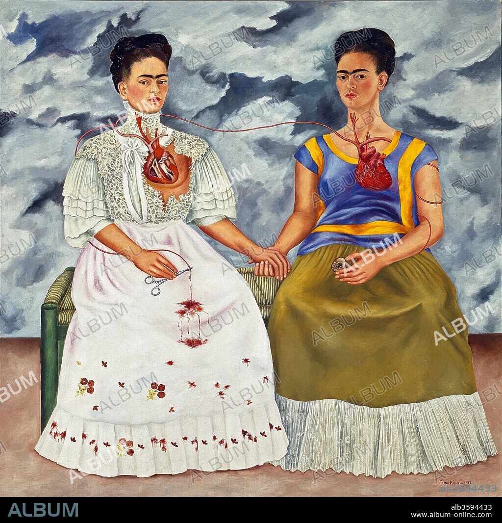 FRIDA KAHLO. The Two Fridas (Las dos Fridas).