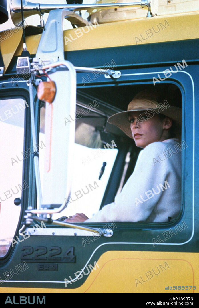 JAMIE LEE CURTIS in ROADGAMES, 1981, directed by RICHARD FRANKLIN. Copyright ESSANESS PICTURES.