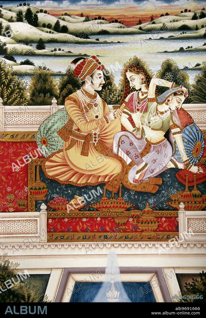 mughal love paintings