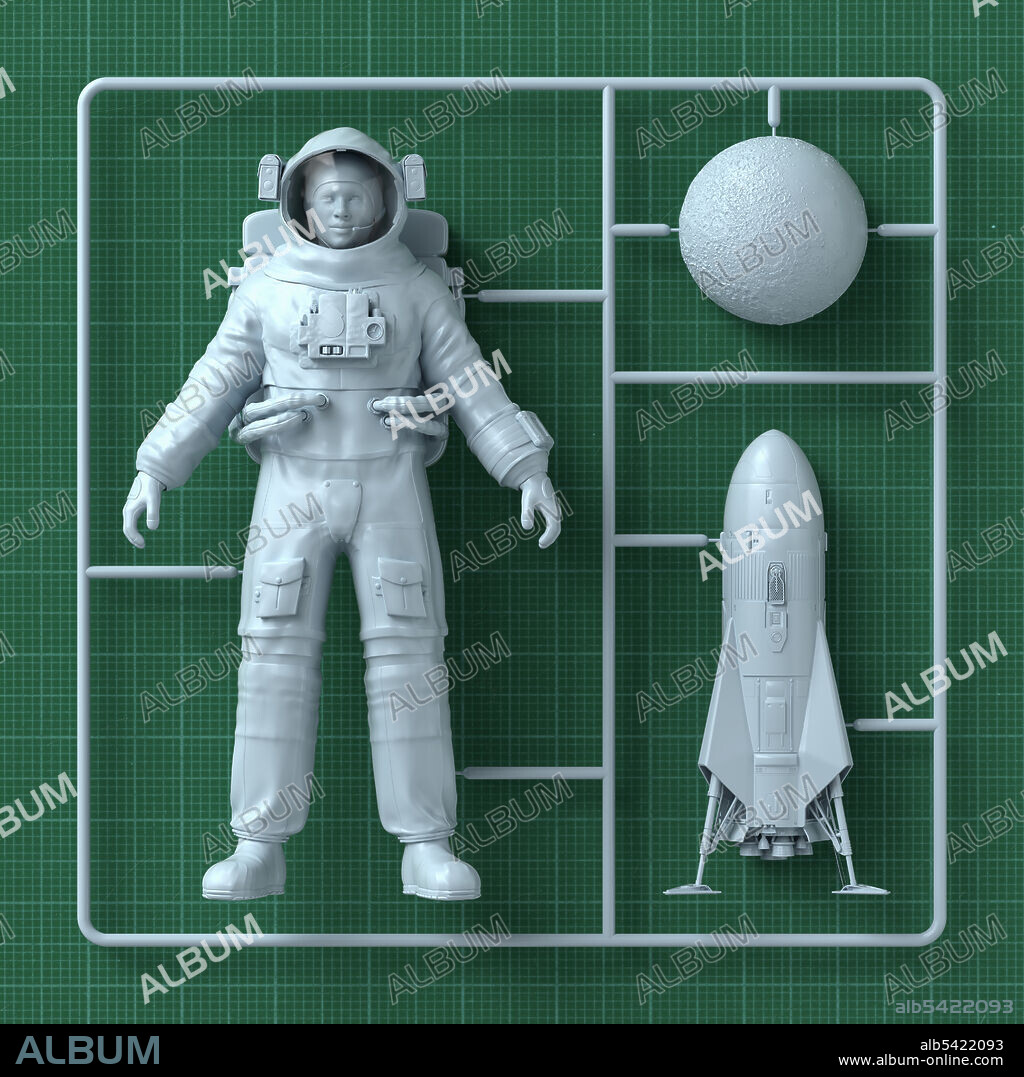 Astronaut model assembly kit. - Album alb5422093