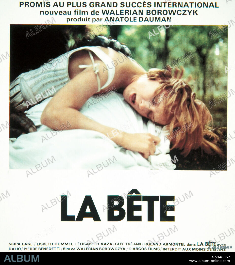 Poster of LA BETE, 1975, directed by WALERIAN BOROWCZYK. Copyright ...