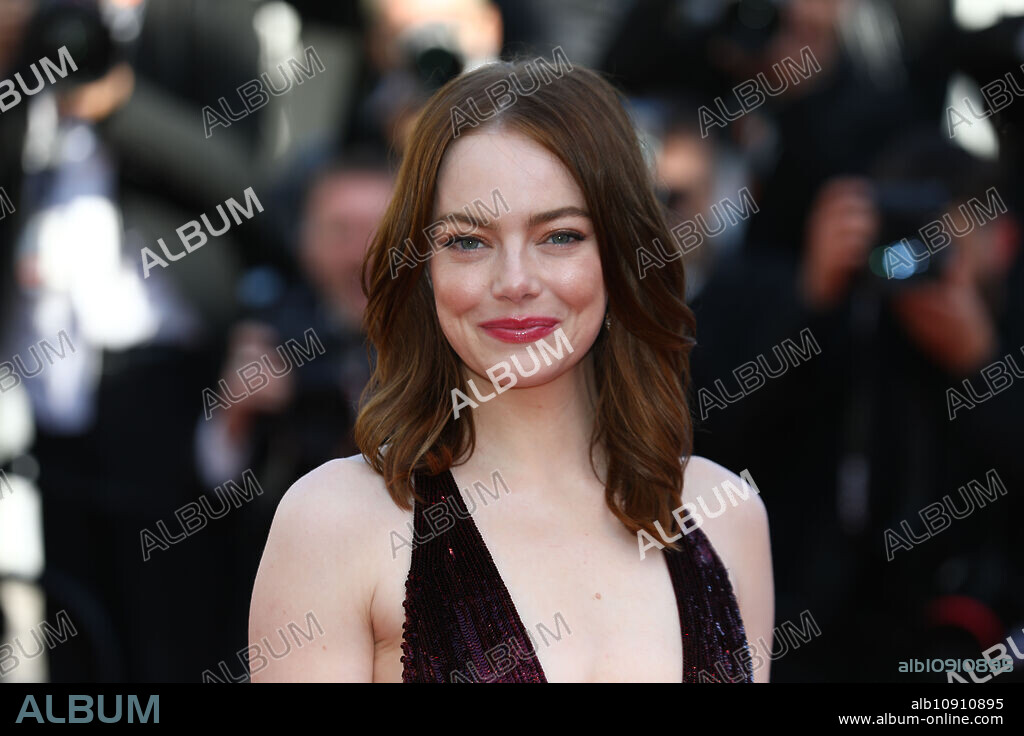 May 17, 2024, Cannes, Cote D'azur, France: EMMA STONE walks the red ...