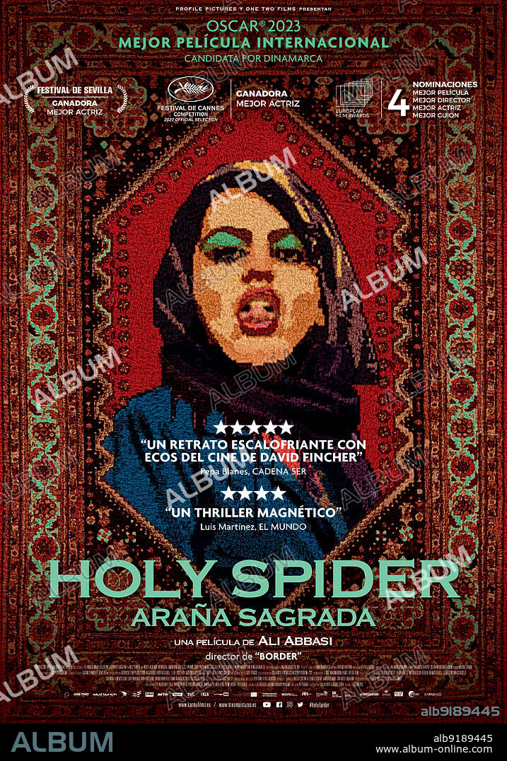 Poster of HOLY SPIDER, 2022, directed by ALI ABBASI. Copyright Profile Pictures.