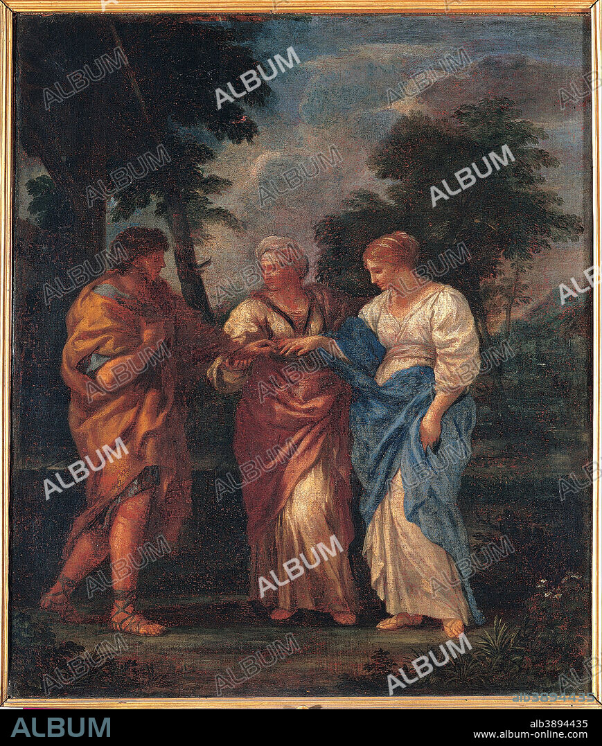 CIRO FERRI. Biblical Wedding. Date Period 1670 1680. Painting