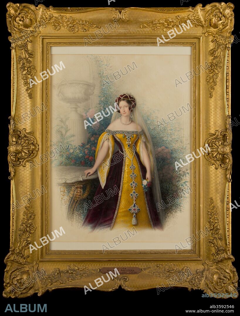JEAN CHRéTIEN VALOIS. Grand Duchess Anna Pavlovna of Russia (1795-1865), Queen of the Netherlands.