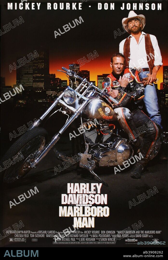 Poster Of HARLEY DAVIDSON AND THE MARLBORO MAN, 1991, Directed By SIMON ...