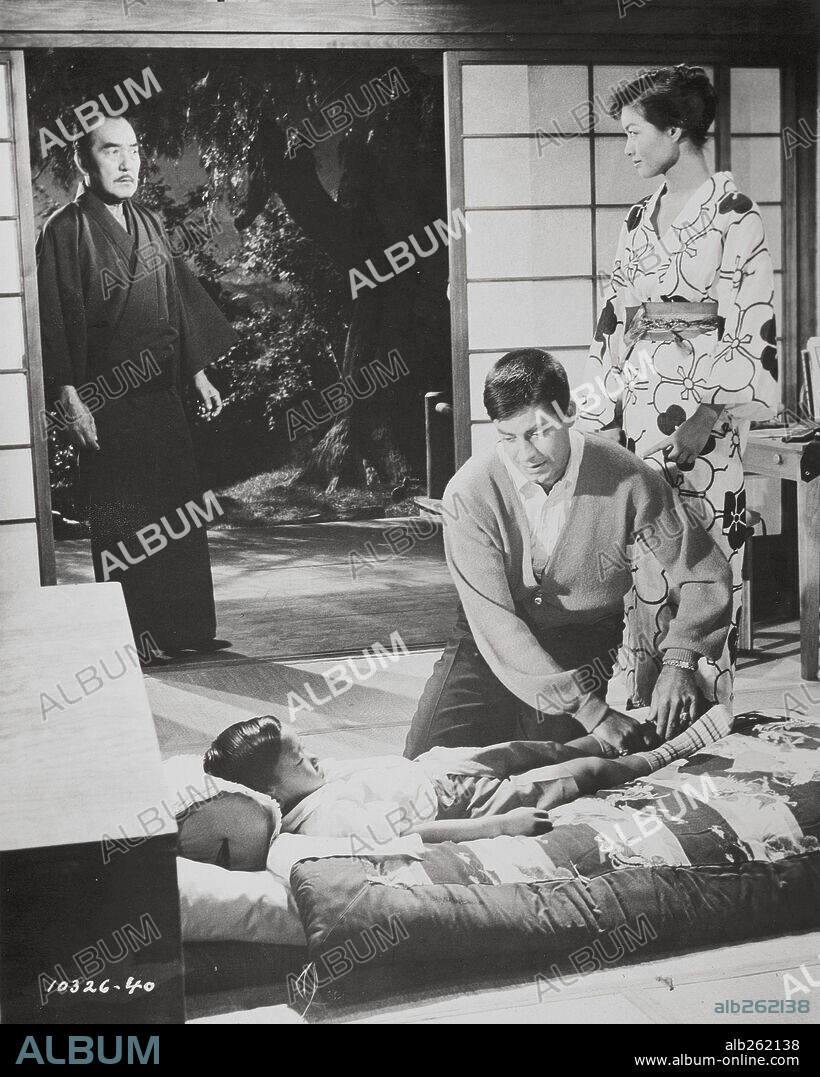 JERRY LEWIS and NOBU McCARTHY in THE GEISHA BOY, 1958, directed by FRANK TASHLIN. Copyright PARAMOUNT PICTURES.