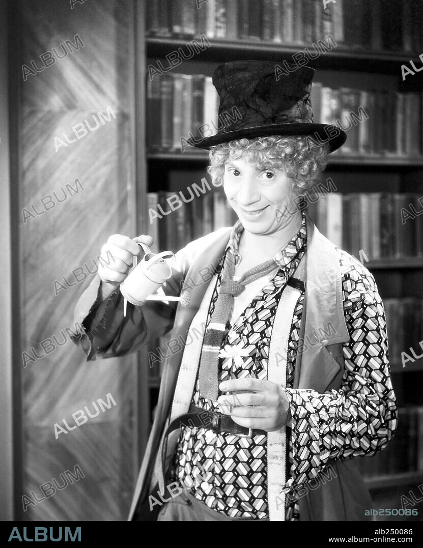 HARPO MARX in HORSE FEATHERS, 1932, directed by NORMAN Z. MCLEOD. Copyright PARAMOUNT PICTURES.