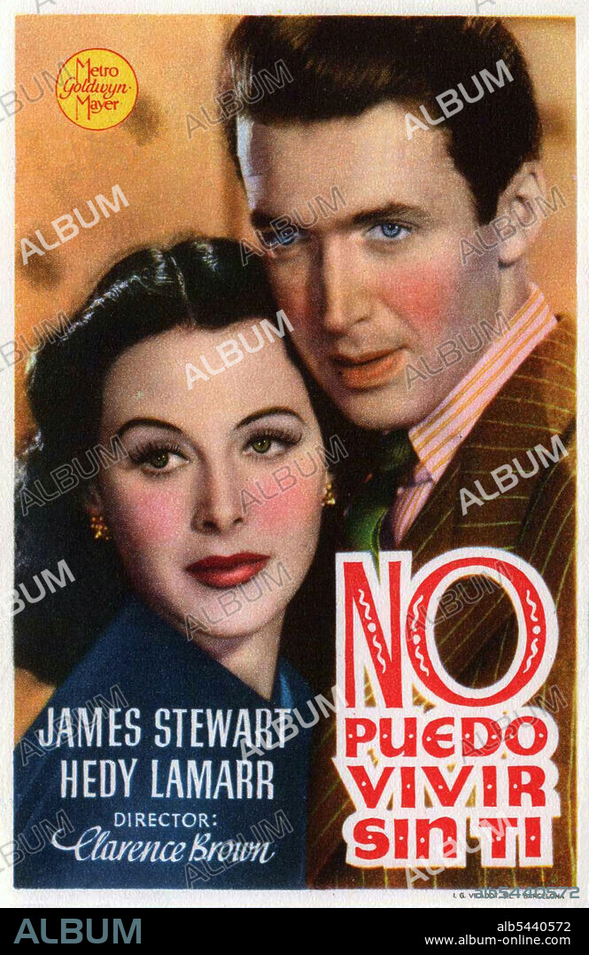 HEDY LAMARR et JAMES STEWART dans COME LIVE WITH ME, 1941, réalisé par CLARENCE BROWN. Copyright M.G.M.