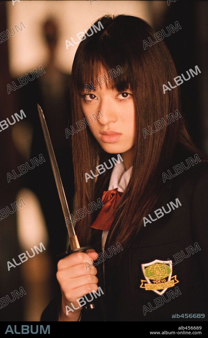 CHIAKI KURIYAMA in KILL BILL: VOL. 1, 2003, directed by QUENTIN TARANTINO. Copyright MIRAMAX.