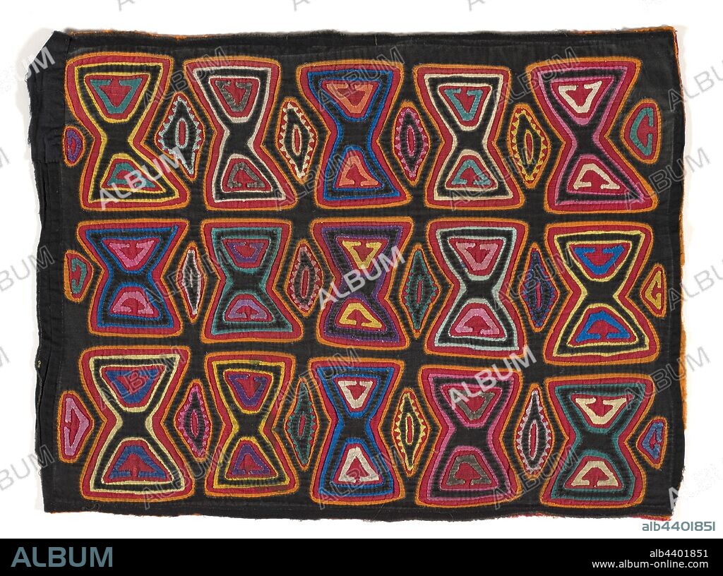 shirt panel (mola), Kuna people, about 1950s, appliqued cotton, 15-3/4 x 21 in., Textile and Fashion Arts.