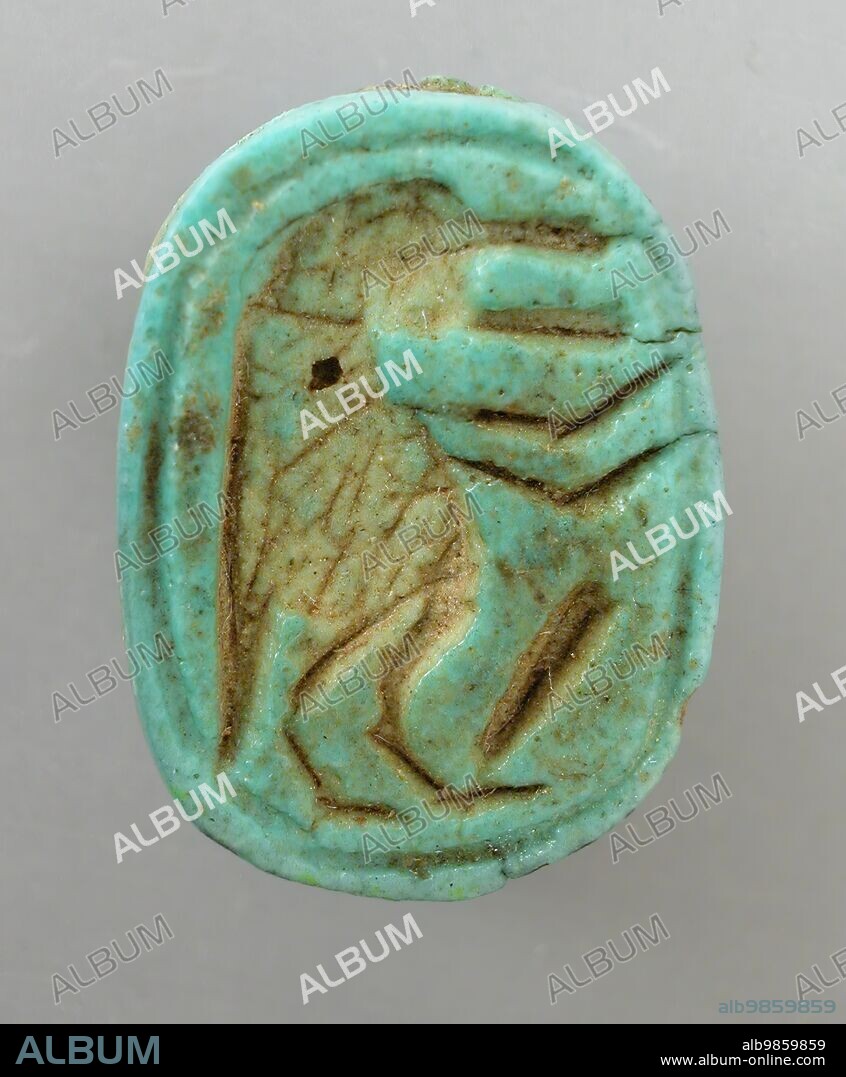 Scarab With Depiction of the Hippo Goddess Taweret (image 2 of 2), Egypt, probably 18th - 20th Dynasty (1569 - 1081 BCE).