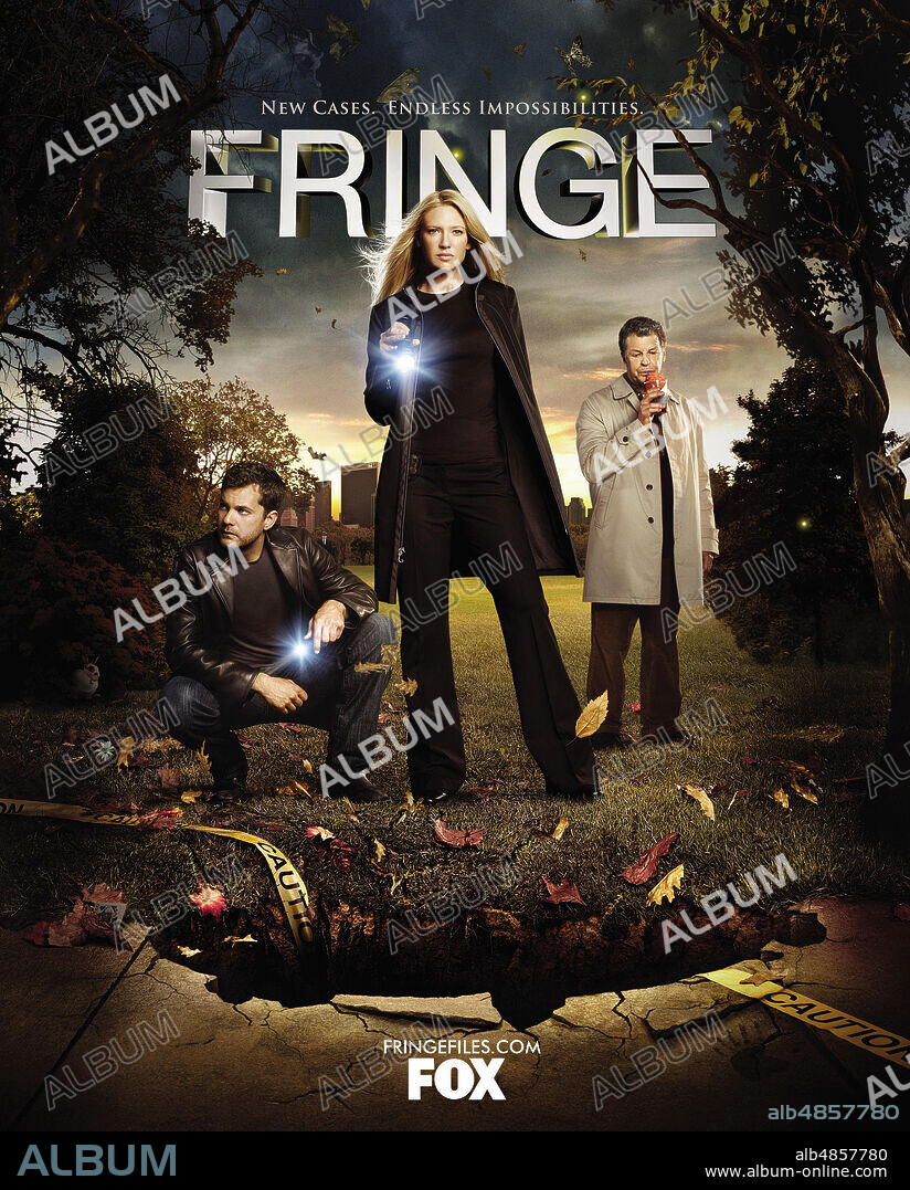 Poster de FRINGE-AL LIMITE, 2008 (FRINGE), dirigida por BRAD ANDERSON, JEANNOT SZWARC y JOE CHAPPELLE. Copyright BAD ROBOT/FRINGE ELEMENT FILMS.