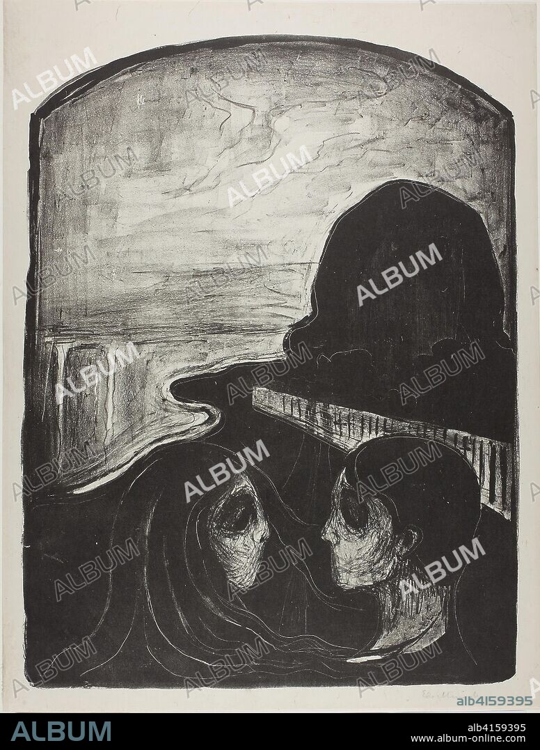 Attraction I. Edvard Munch (Norwegian, 1863-1944); printed by Auguste ...