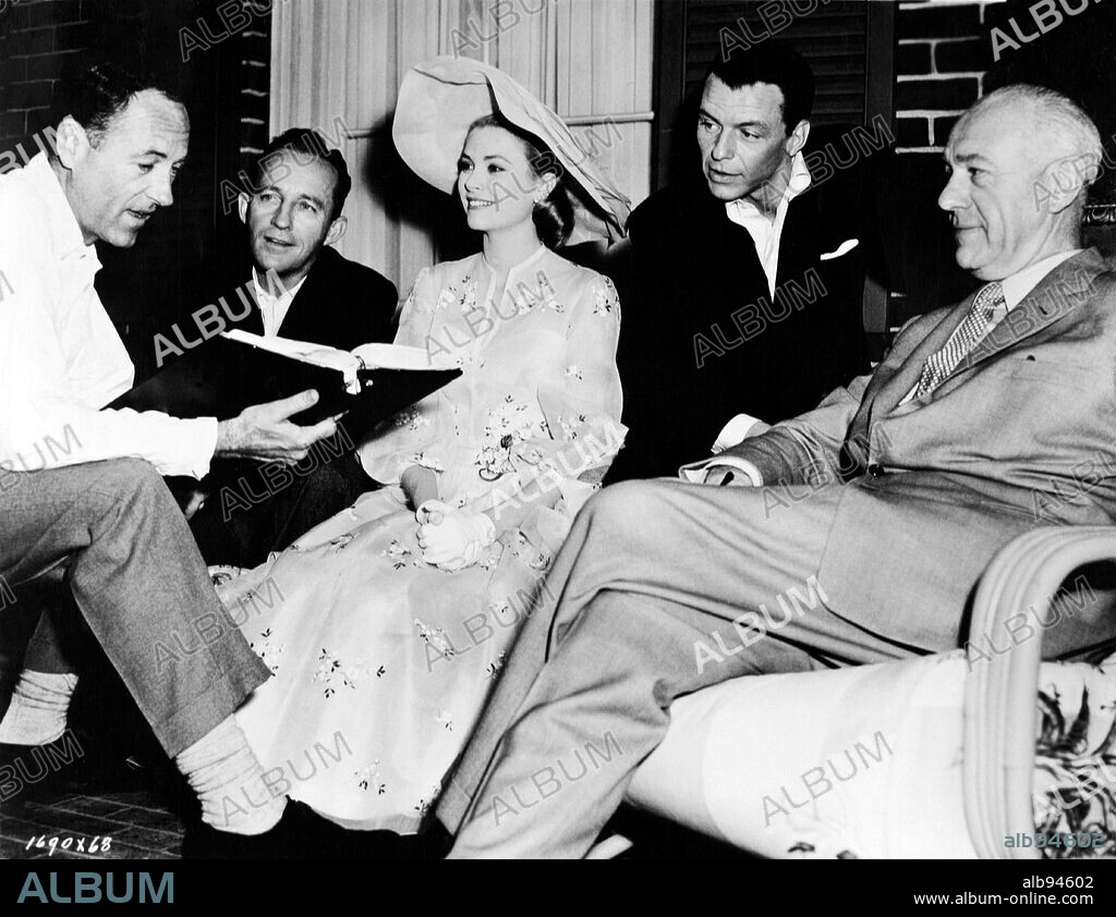 BING CROSBY, CHARLES WALTERS, FRANK SINATRA, GRACE KELLY and SOL C