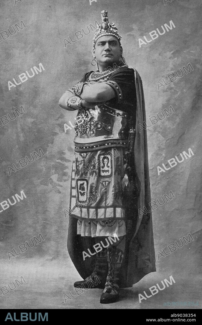 Photograph of Enrico Caruso as Rhadames in Aida Album alb9038354