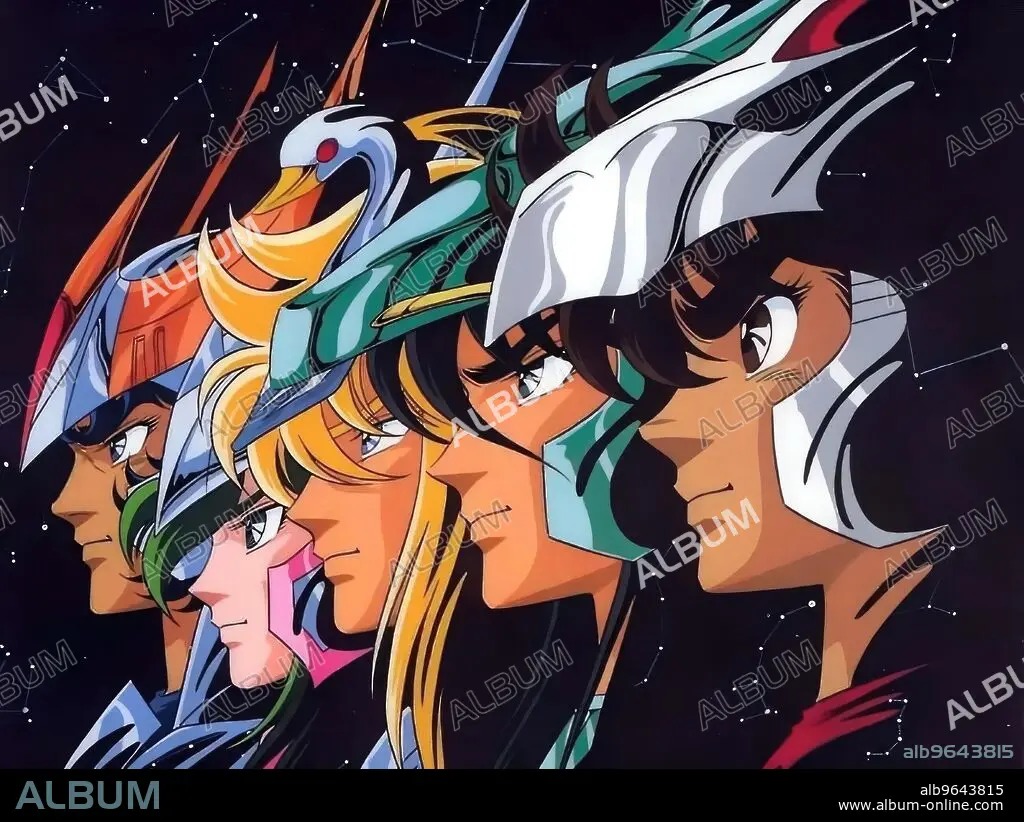 KNIGHTS OF THE ZODIAC, 1986 (SEINTO SEIYA), directed by KAZUHITO KIKUCHI  and KOZO MORISHITA. Copyright Shueisha/ Toei Animation. - Album alb9643815