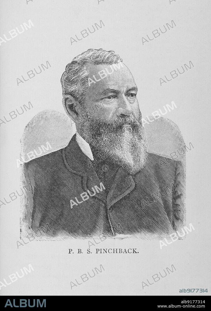 P. B. S. Pinchback, 1887. Publisher, politician, and Union Army officer Pinckney Benton Stewart Pinchback was the second African American to serve as governor and lieutenant governor of a U.S. state, (Louisiana). From "Men of Mark: Eminent, Progressive and Rising" by William J. Simmons.