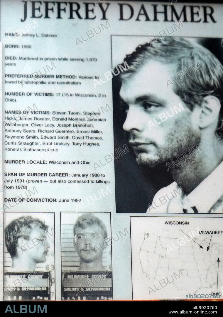 Information sheet about Jeffrey Dahmer - Album alb9020760