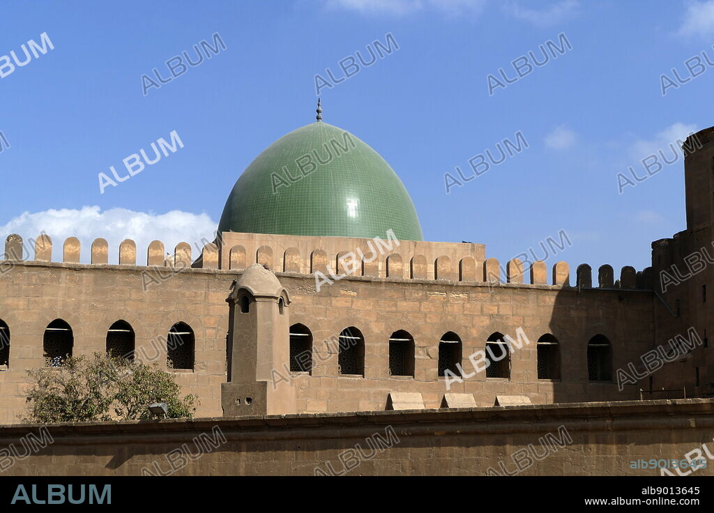 The Sultan al-Nasir Muhammad ibn Qala'un Mosque, at the Citadel in ...