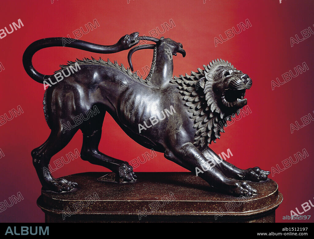 Etruscan civilization 5th 4th century b.C. Chimera of Arezzo