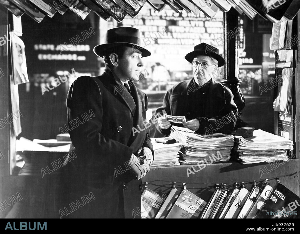 GEORGE RAFT in BROADWAY, 1942, directed by WILLIAM A. SEITER. Copyright UNIVERSAL PICTURES.