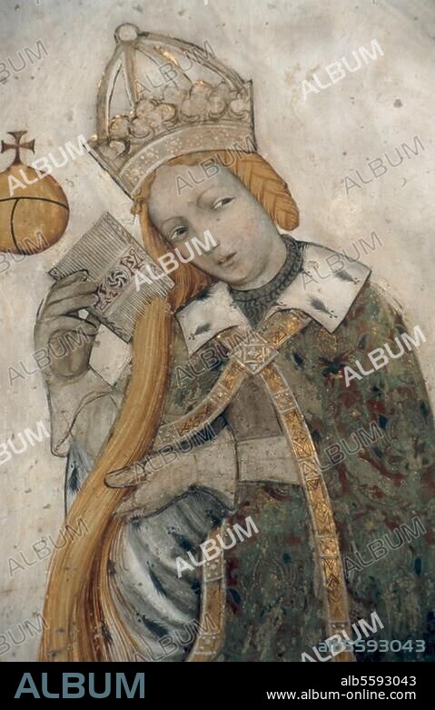 Beatrice Visconti Fresco c. 1420 Album alb5593043