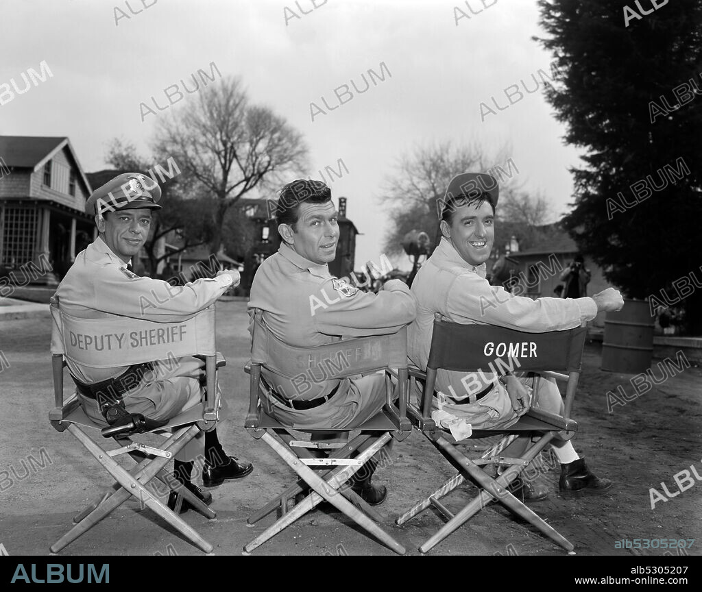 ANDY GRIFFITH, DON KNOTTS und JIM NABORS in THE ANDY GRIFFITH SHOW, 1960, unter der Regie von ALAN RAFKIN, DON WEIS, LEE PHILIPS und RICHARD CRENNA. Copyright CBS TELEVISION.