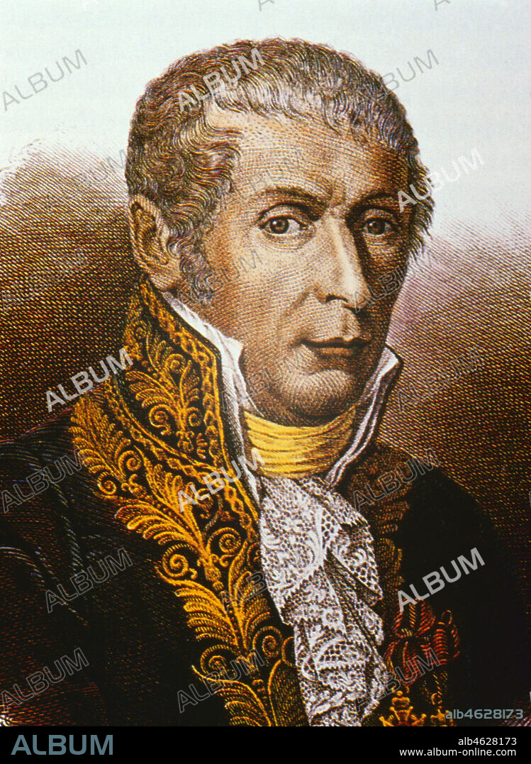 Alessandro Volta (1745-1827), Italian physicist.
