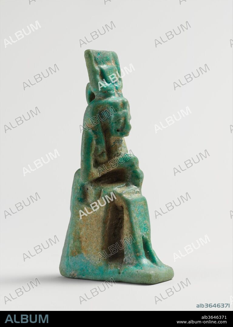 Faience amulet of Isis and Horus - Album alb3646371