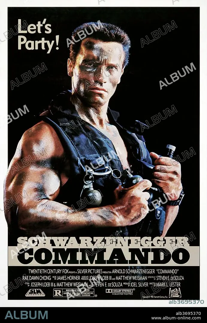 ARNOLD SCHWARZENEGGER In COMMANDO, 1985, Directed By MARK L. LESTER ...