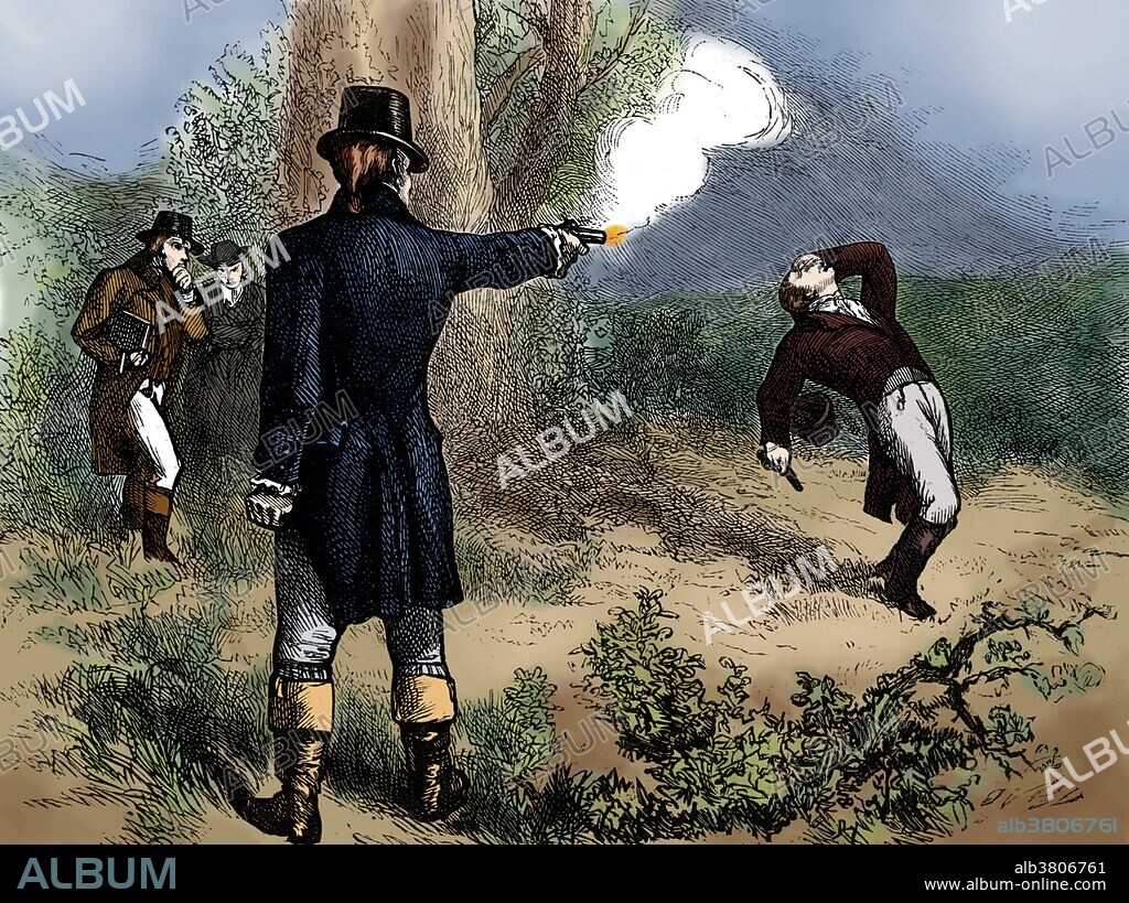 Aaron burr shop duel alexander hamilton