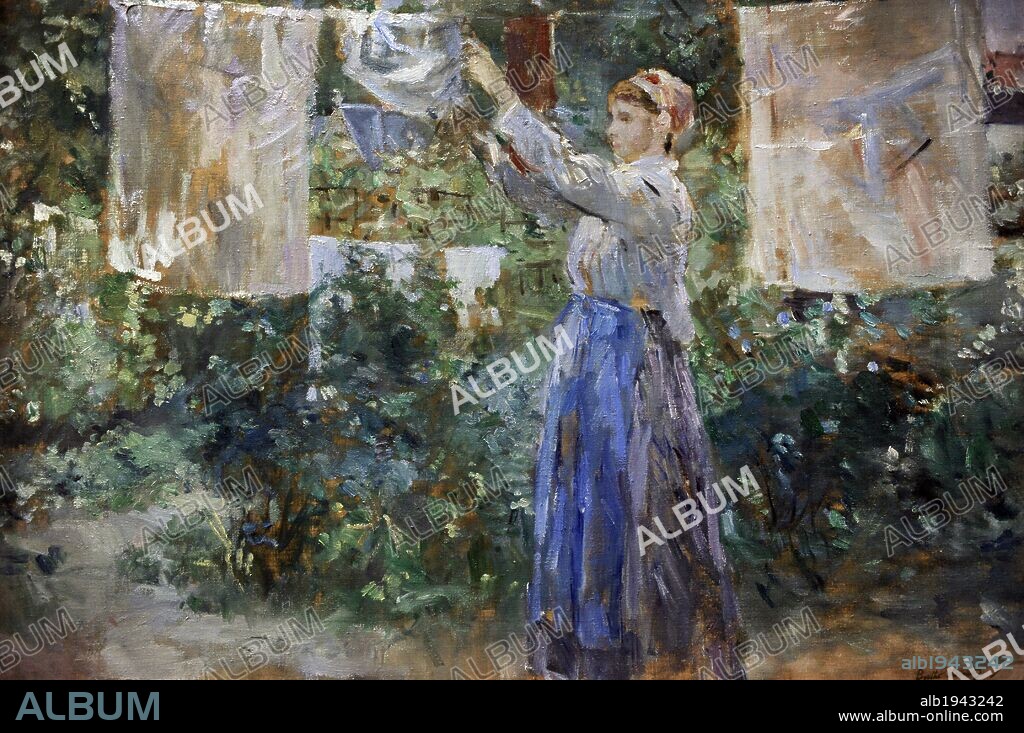 ARTE S. XIX. FRANCIA. BERTHE MORISOT 1841 1895 . Pintura