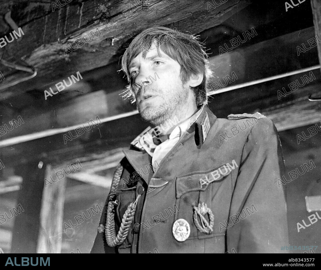 DAVID WARNER in CROSS OF IRON, 1977, directed by SAM PECKINPAH. Copyright AVCO EMBASSY.