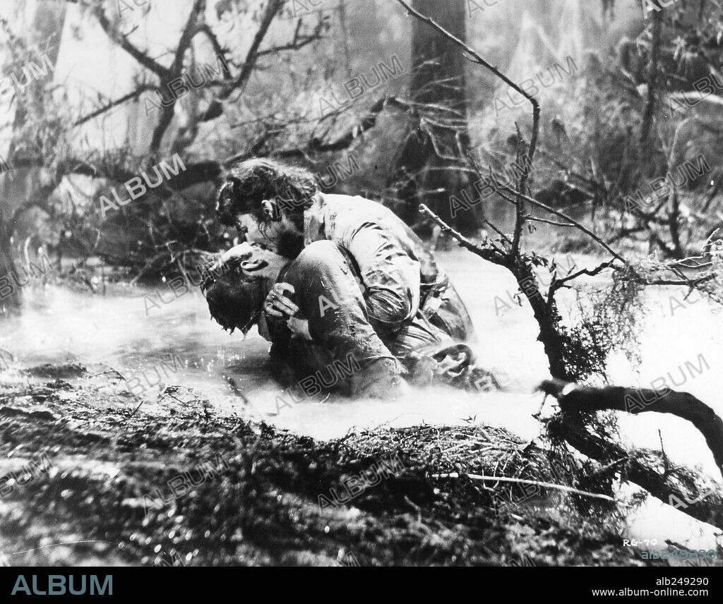 CHARLTON HESTON and JENNIFER JONES in RUBY GENTRY, 1952, directed by KING VIDOR. Copyright 20TH CENTURY FOX.