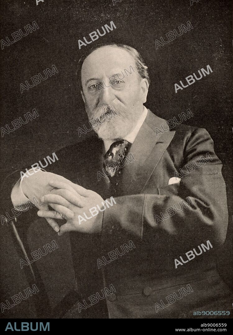 Portrait of Camille Saint-Saens (Saint Saens, 1835-1921)