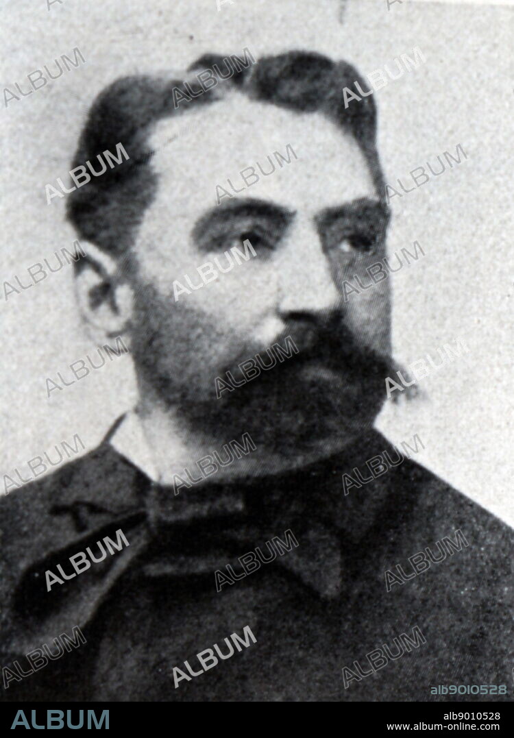 Portrait of Stéphane Mallarmé (1842-1898) a French poet and critic. Dated 19th Century.