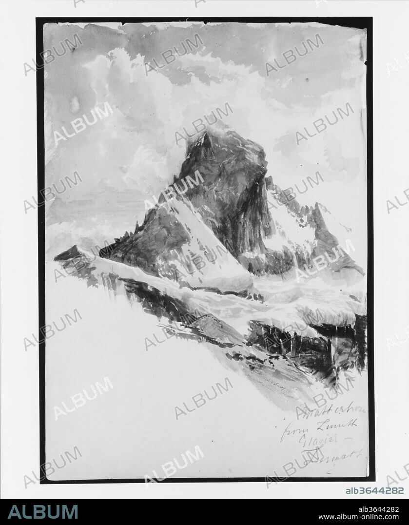 dibujo de la montaña matterhorn