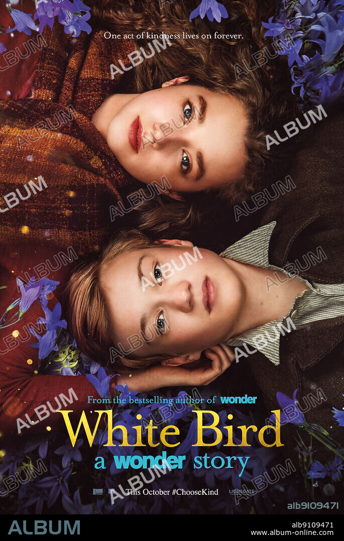 Poster of WHITE BIRD: A WONDER STORY, 2023, directed by MARC FORSTER. Copyright LIONSGATE.