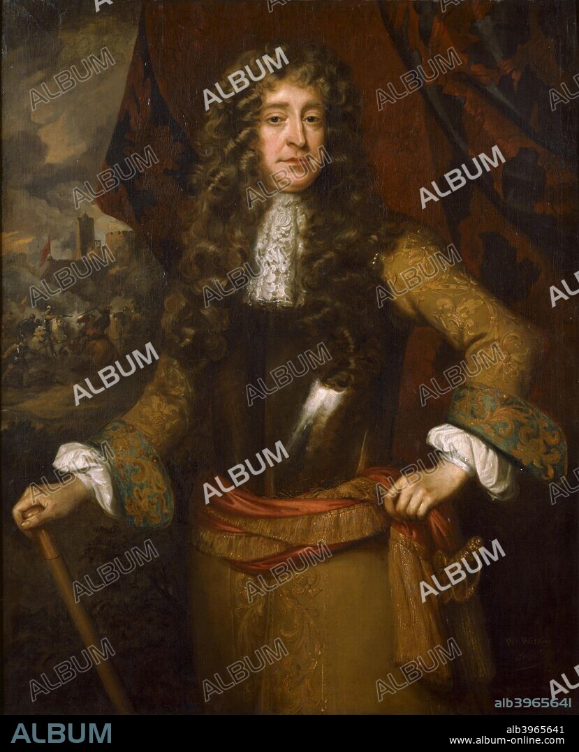 Portrait of an unknown man called William III, late 17th century. Painting from the Suffolk Collection in Kenwood House, London.