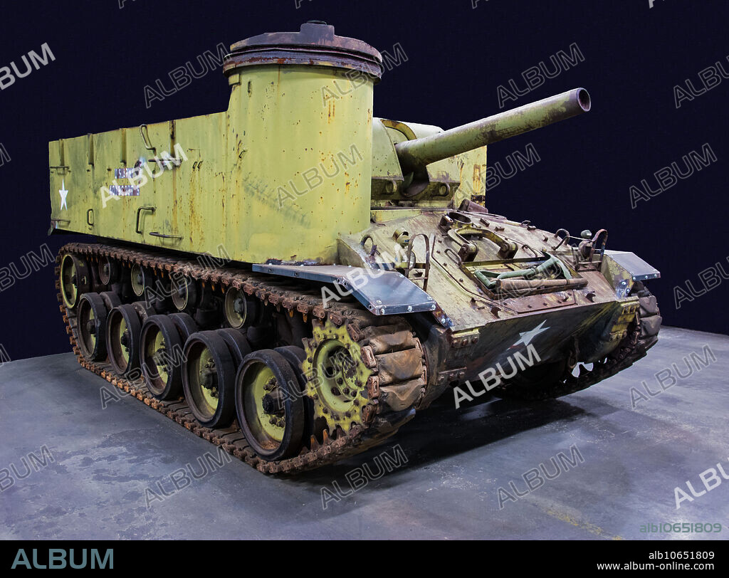 M37 105mm medium self propelled howitzer us army. American Armoured Foundation Tank Museum. Danville, Virginia.